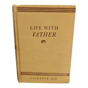 Vtg 1935 Knopf Book Life With Father Clarence Day Short Stories Hardback Borzoi